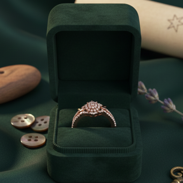Opulent Spark Diamond Ring