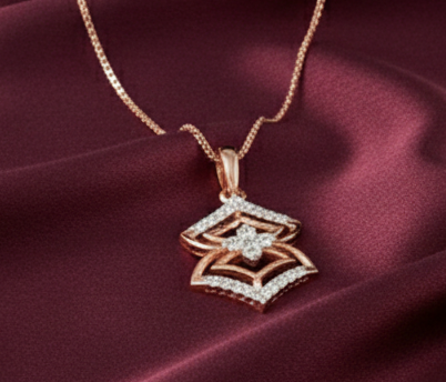 Luxury Round Diamond Pendant