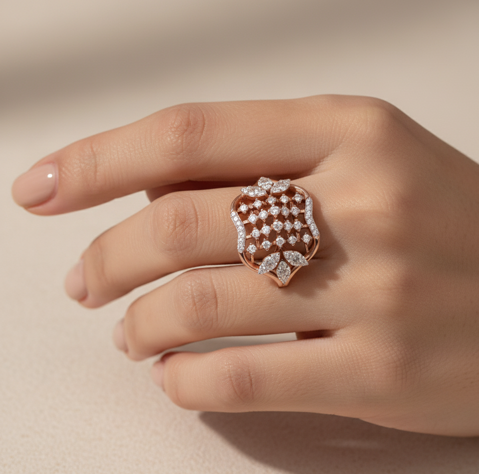 The Diamond Lattice Ring