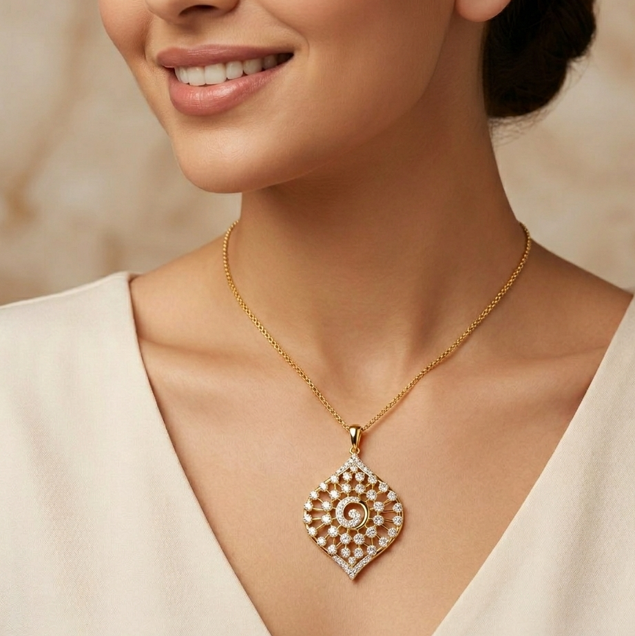 Diamond Mystic Garden Pendant