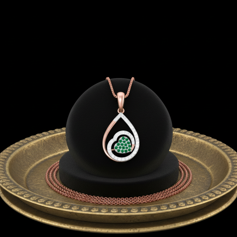 Sparkling Bloom Diamond Pendant