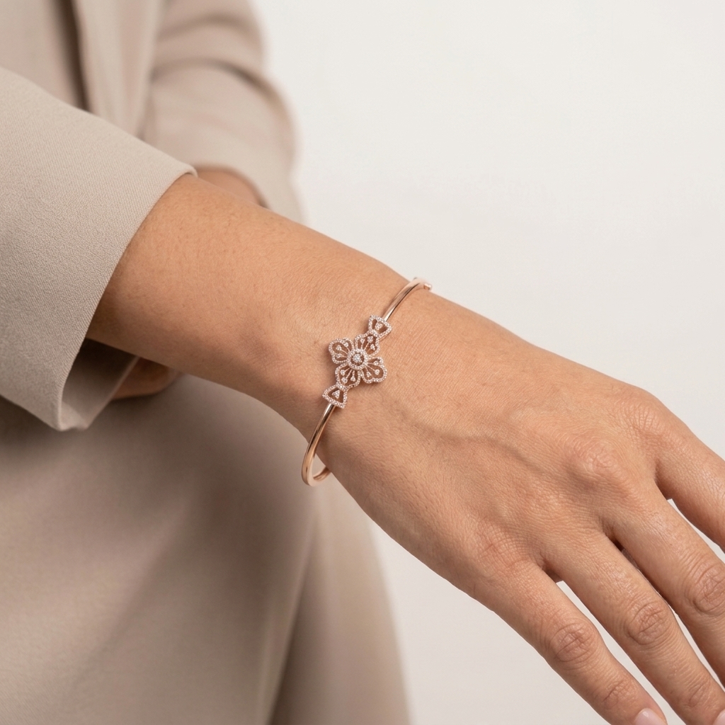 Diamond Charm Bracelet - 3