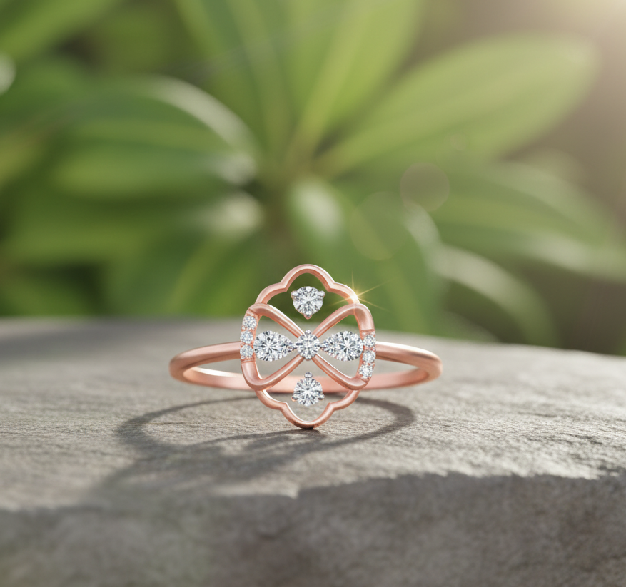Amara Filigree Diamond Ring