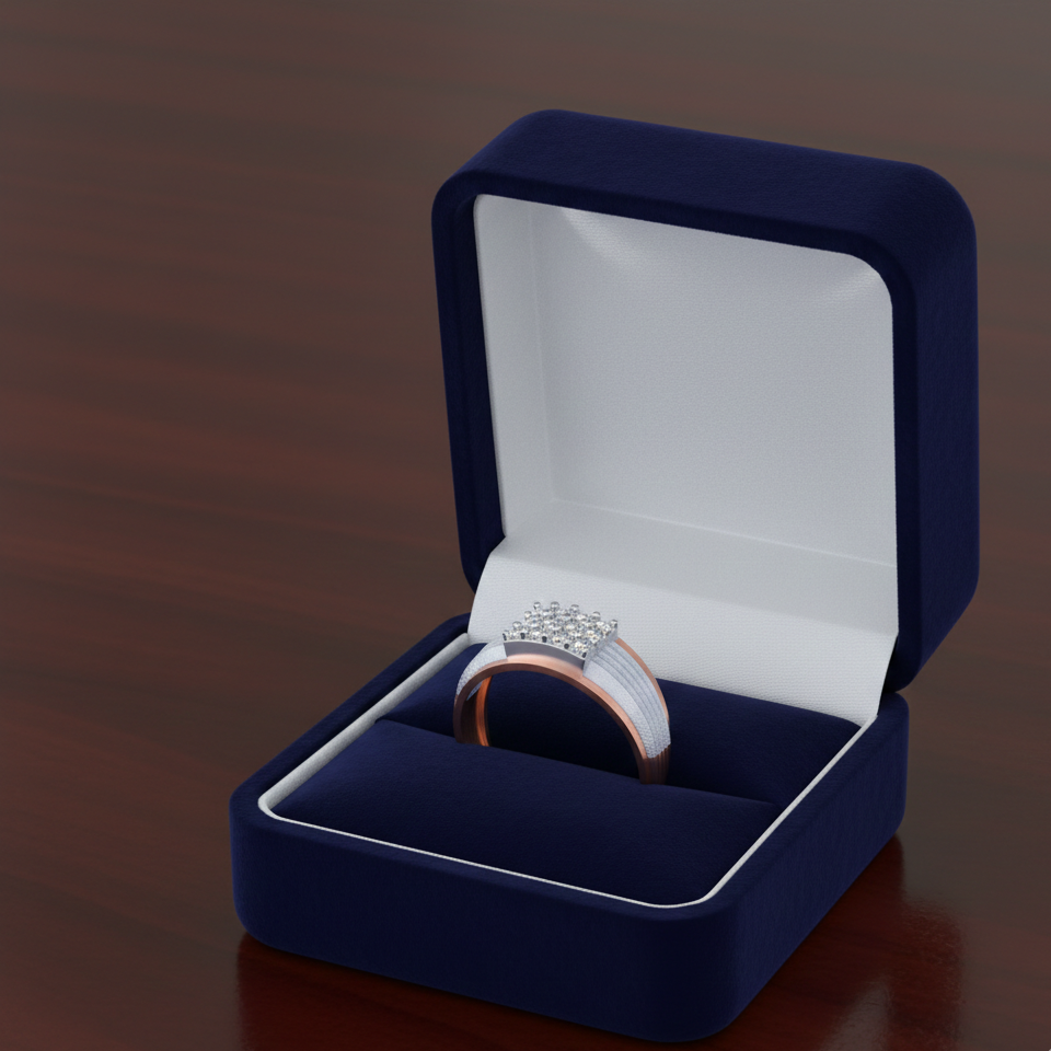 Sovereign Glow Diamond Gents Ring
