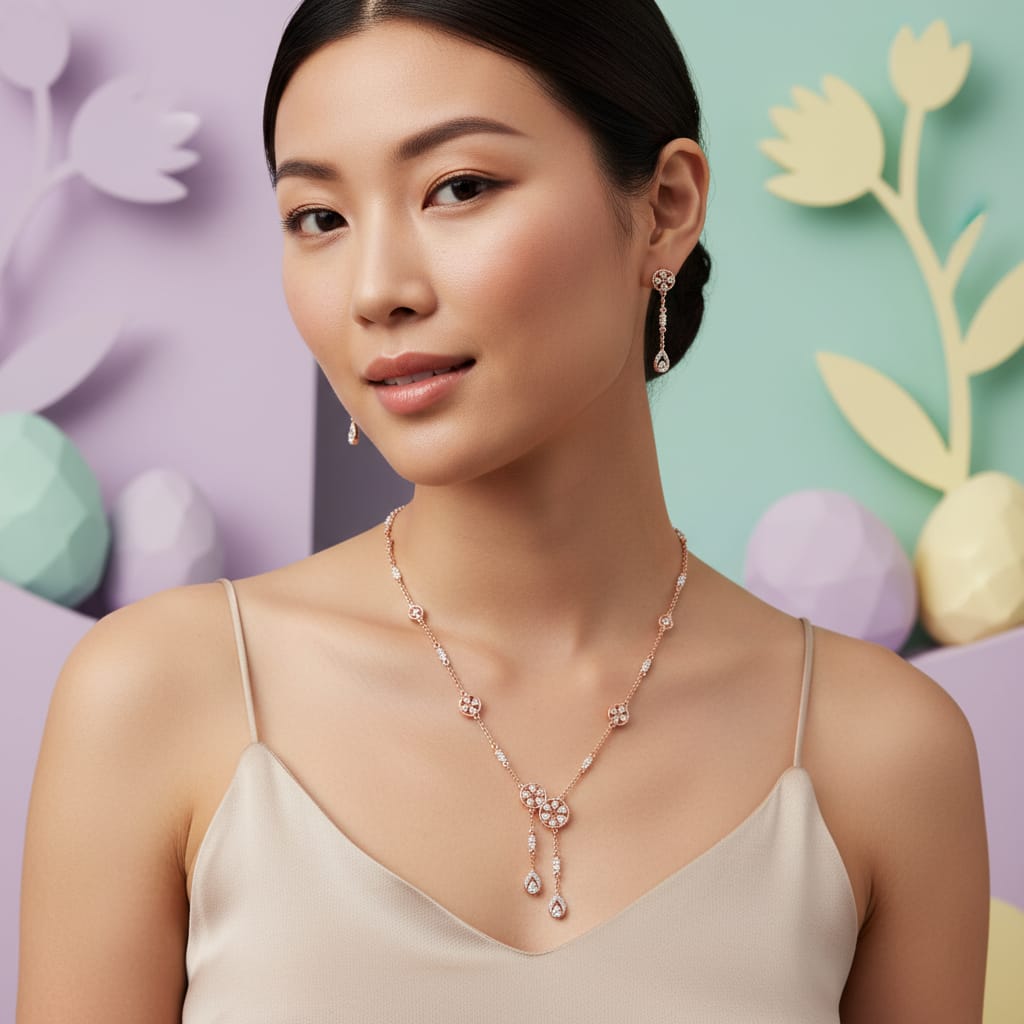 Ethereal Diamond Luxe Necklace Set