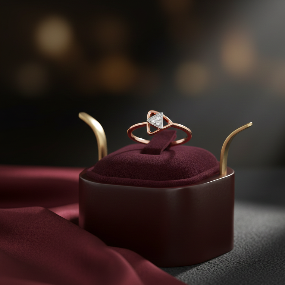 Empress Luxe Crown Ivy Diamond Ring