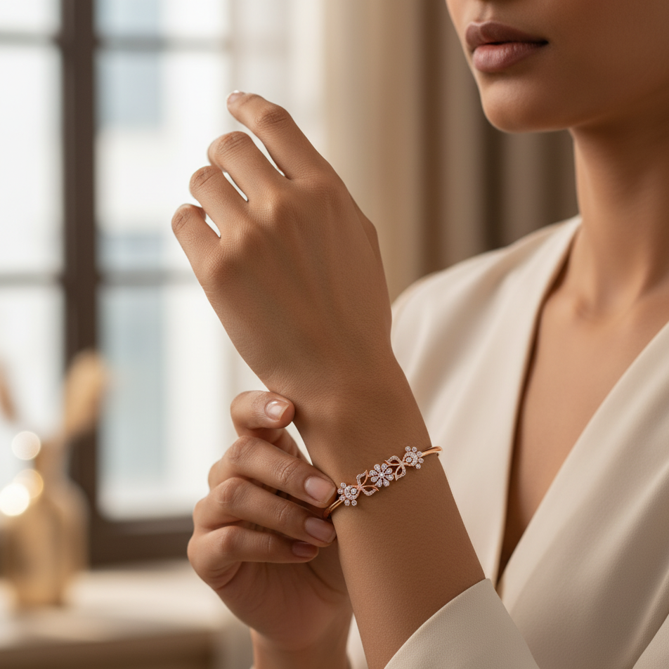 Trendy Diamond Bracelet