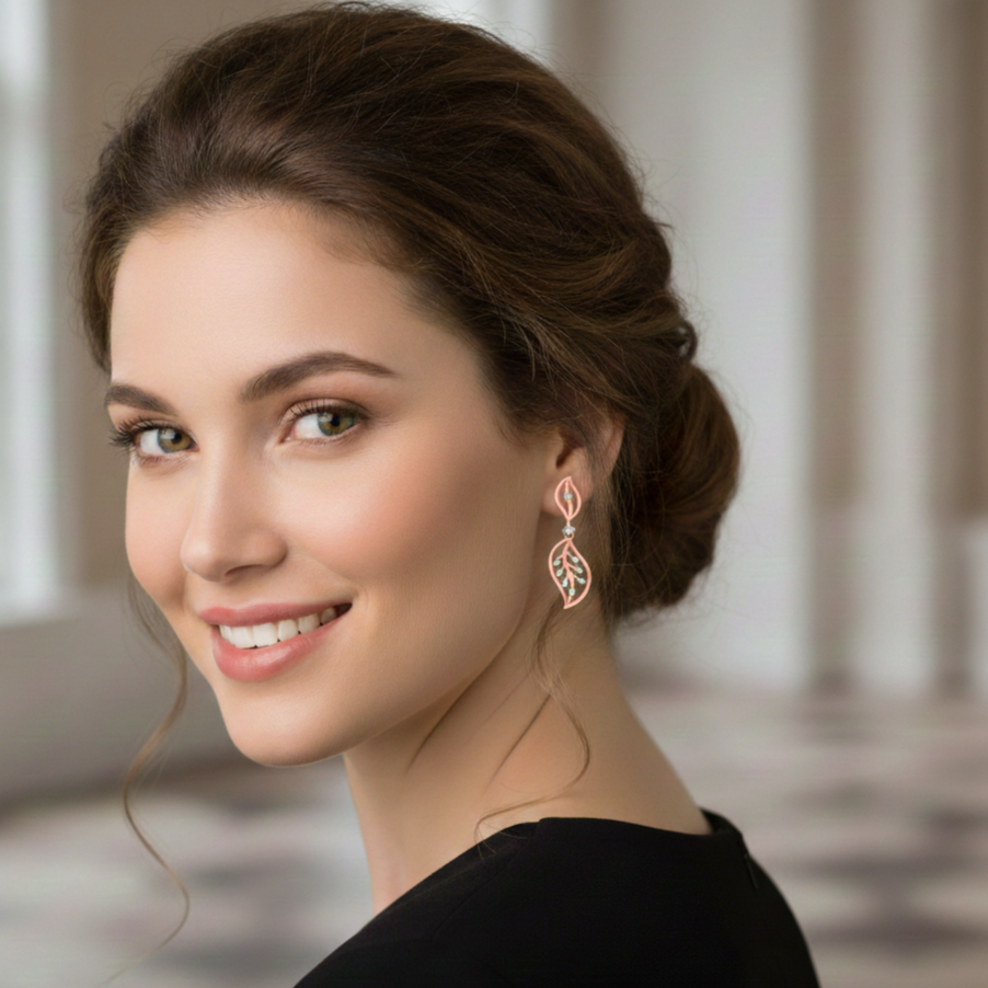 Auralis Diamond Dangler Earrings