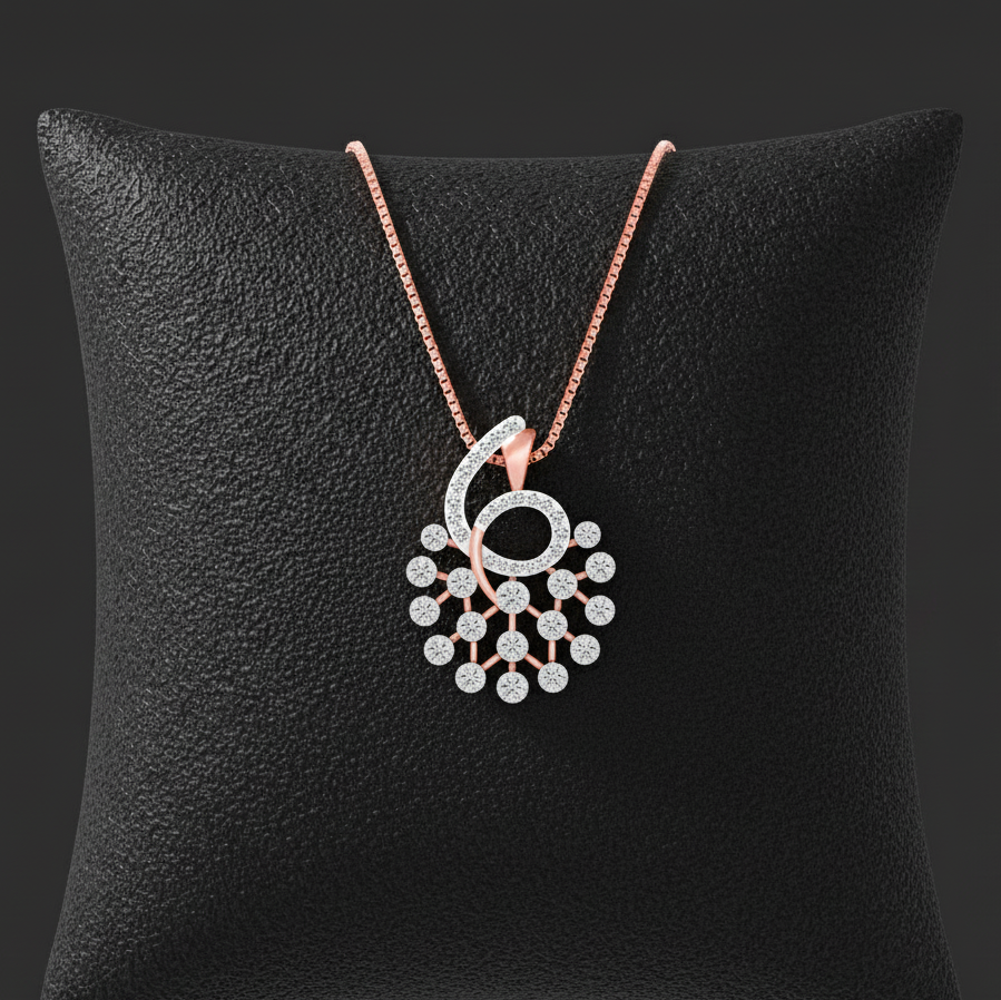 Elegant Diamond Pendant for Women - 3