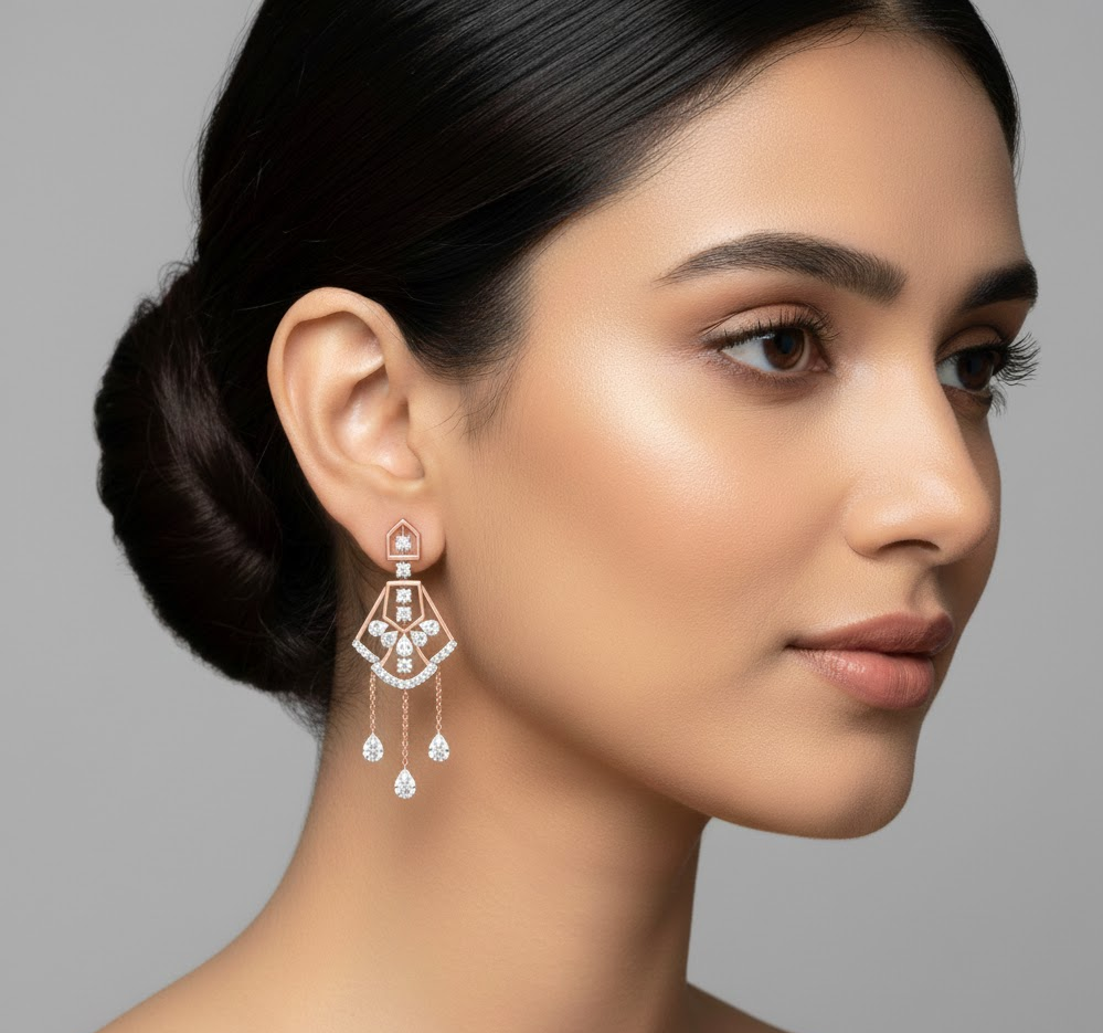 Lush Glow Diamond Danglers