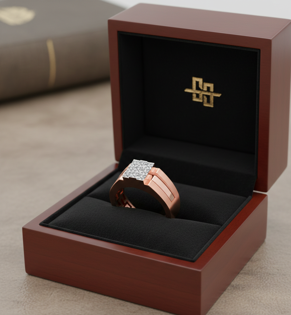 Royal Brilliance Diamond Gents Ring
