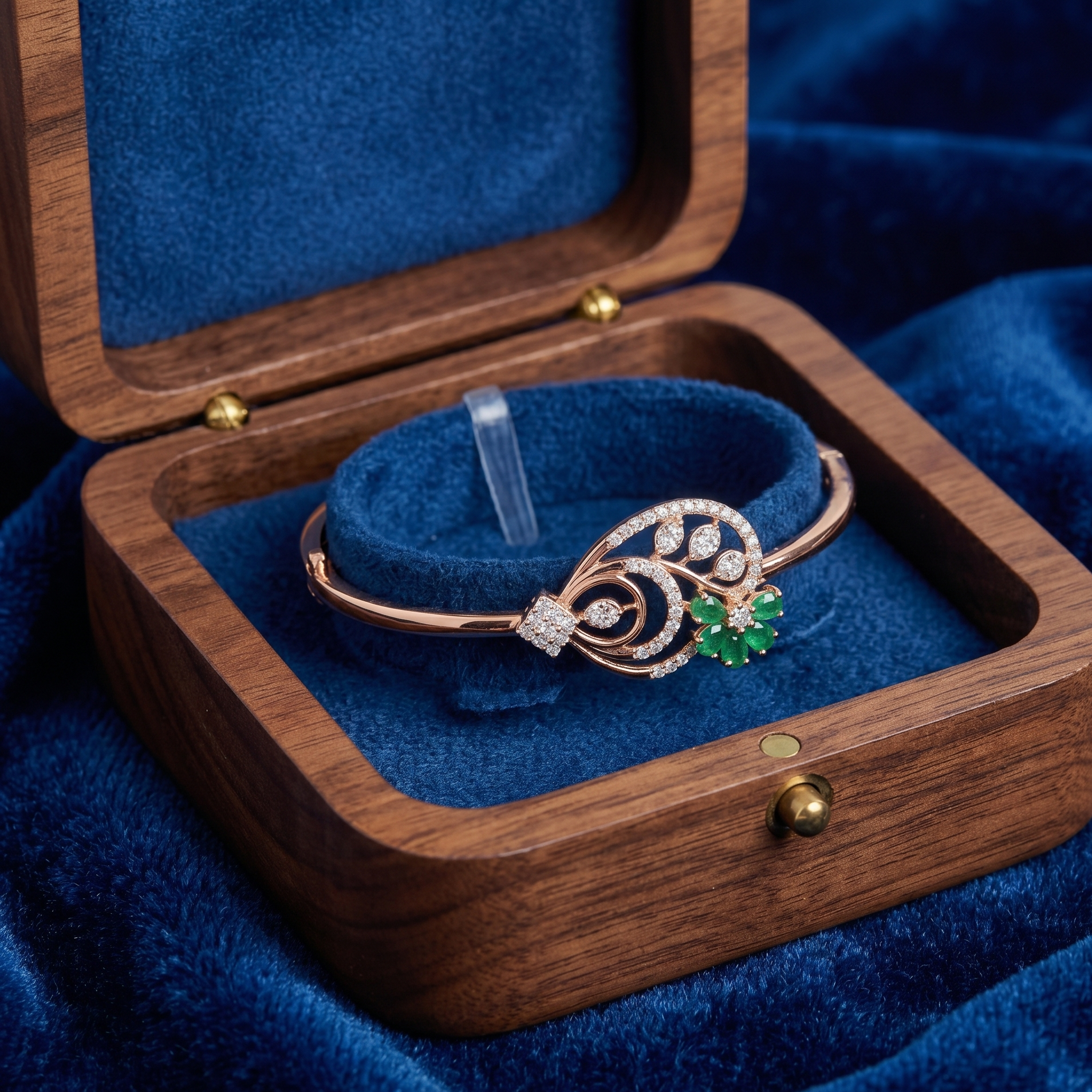 Diamond Charm Link Bracelet - 3