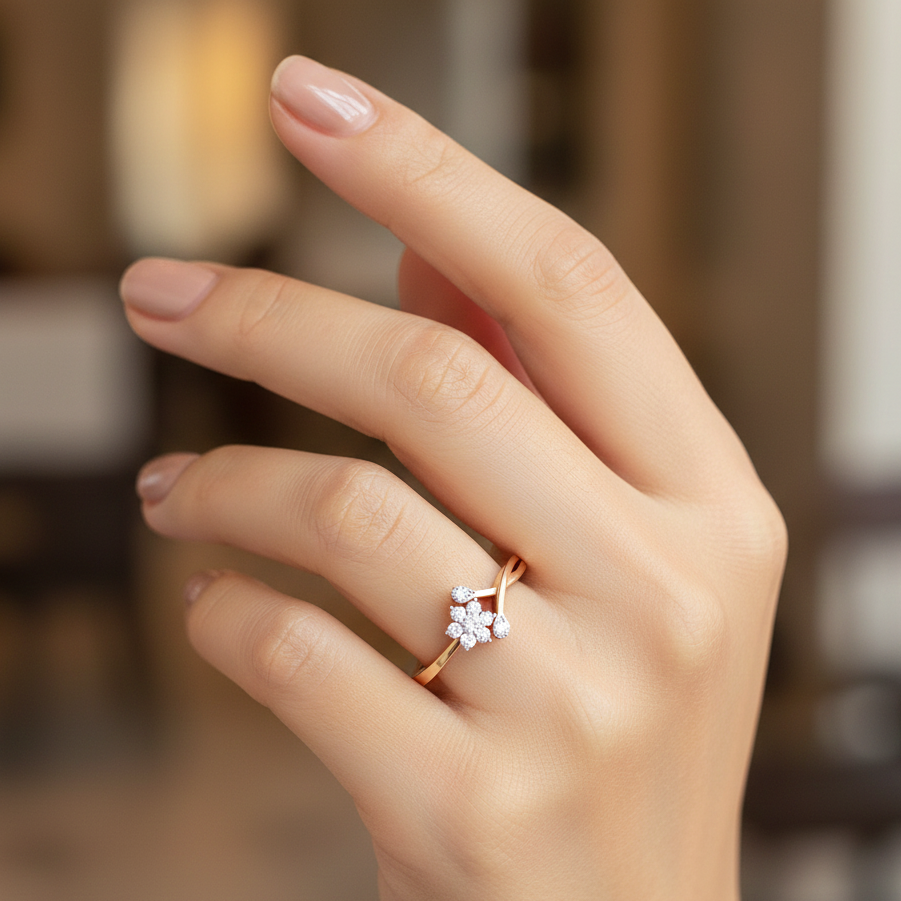 Diamond Noble Crest Ring - 3