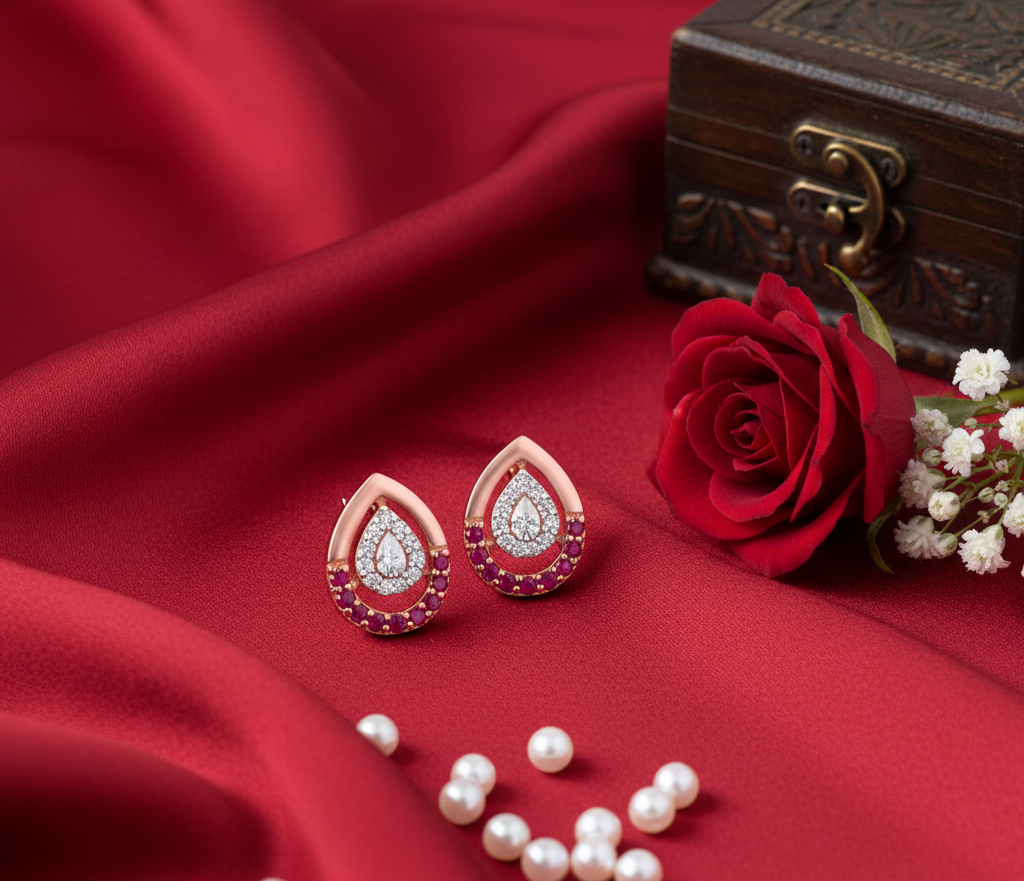 Classic Elegance Diamond Stud Earrings - 3