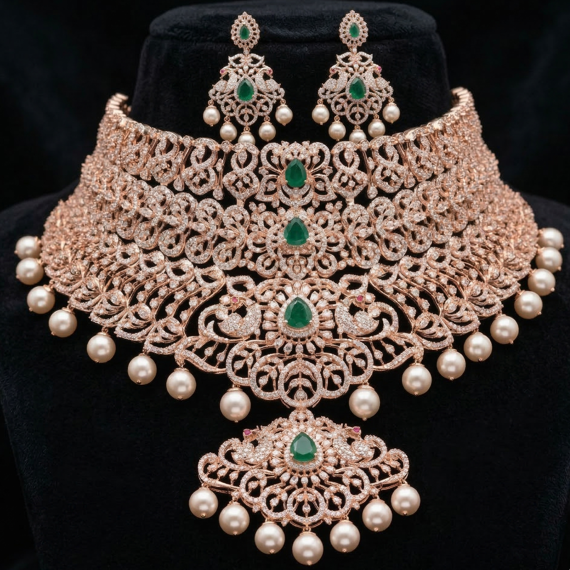 Regal Diamond Bridal Multiwear Neckpiece Collection
