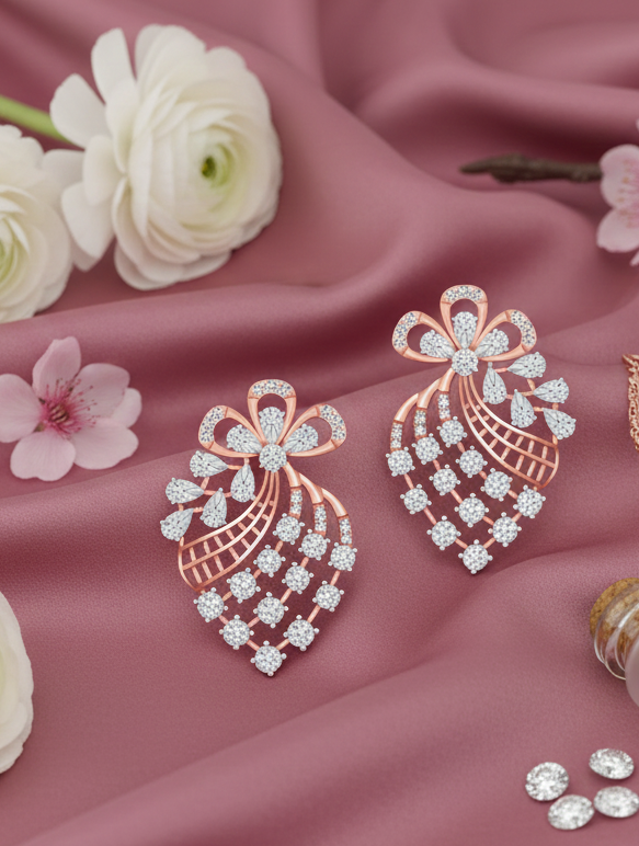 Finesse Diamond Earrings - 4