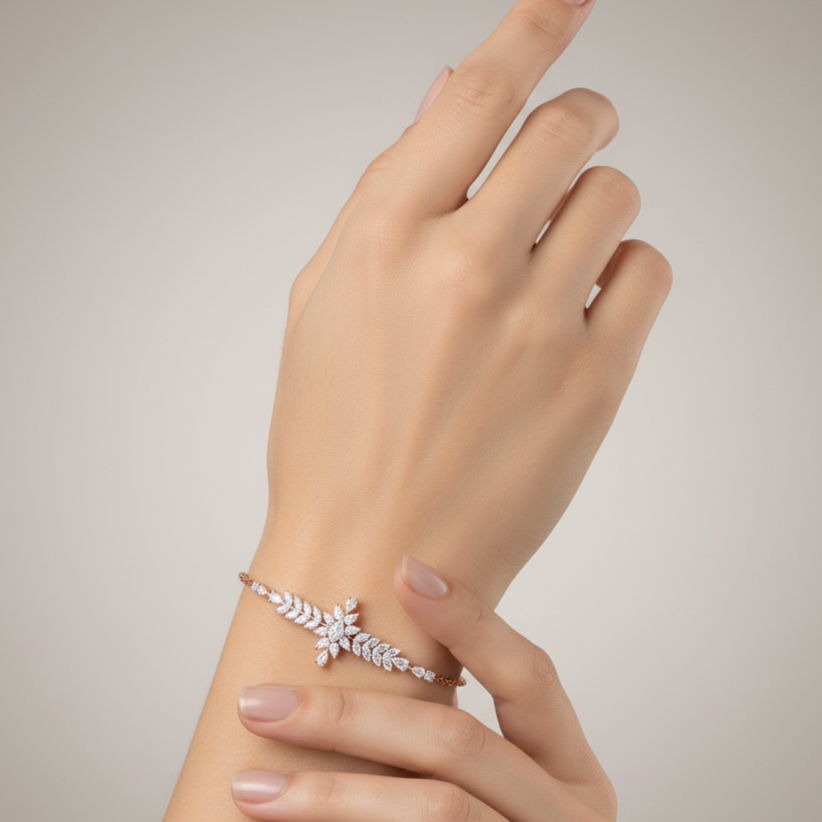 Spark Flow Diamond Chain Bracelet