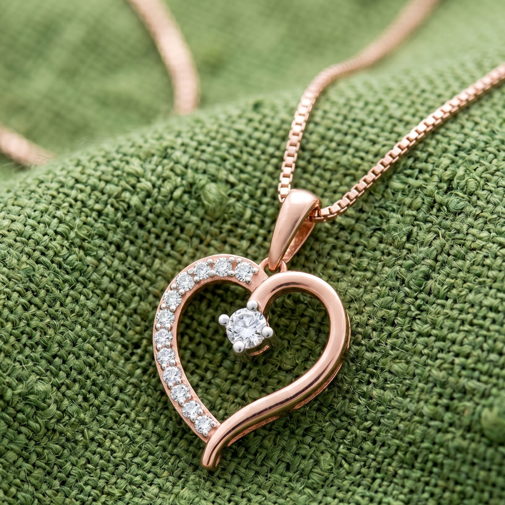 Diamond Luxe Petal Pendant