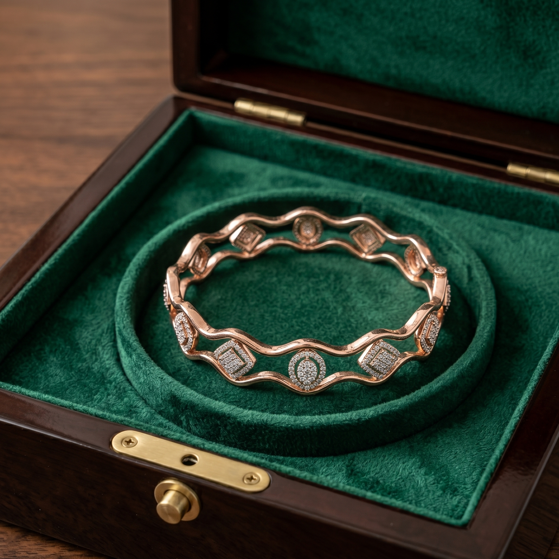 Traditional Diamond Bangles - 3