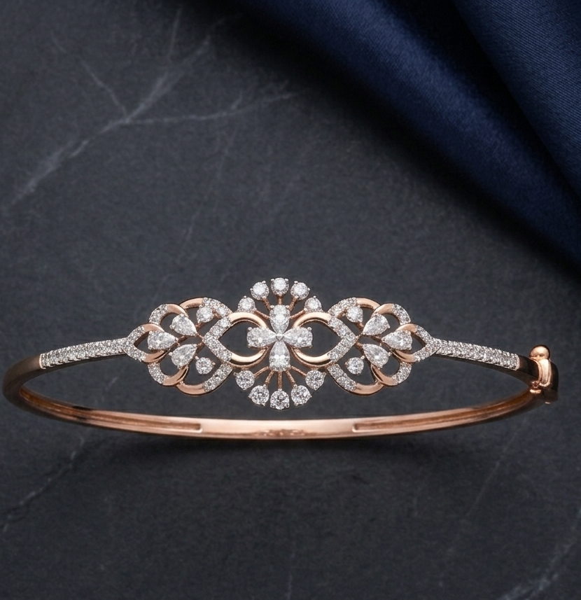 Diamond Leaf Bracelet - 3