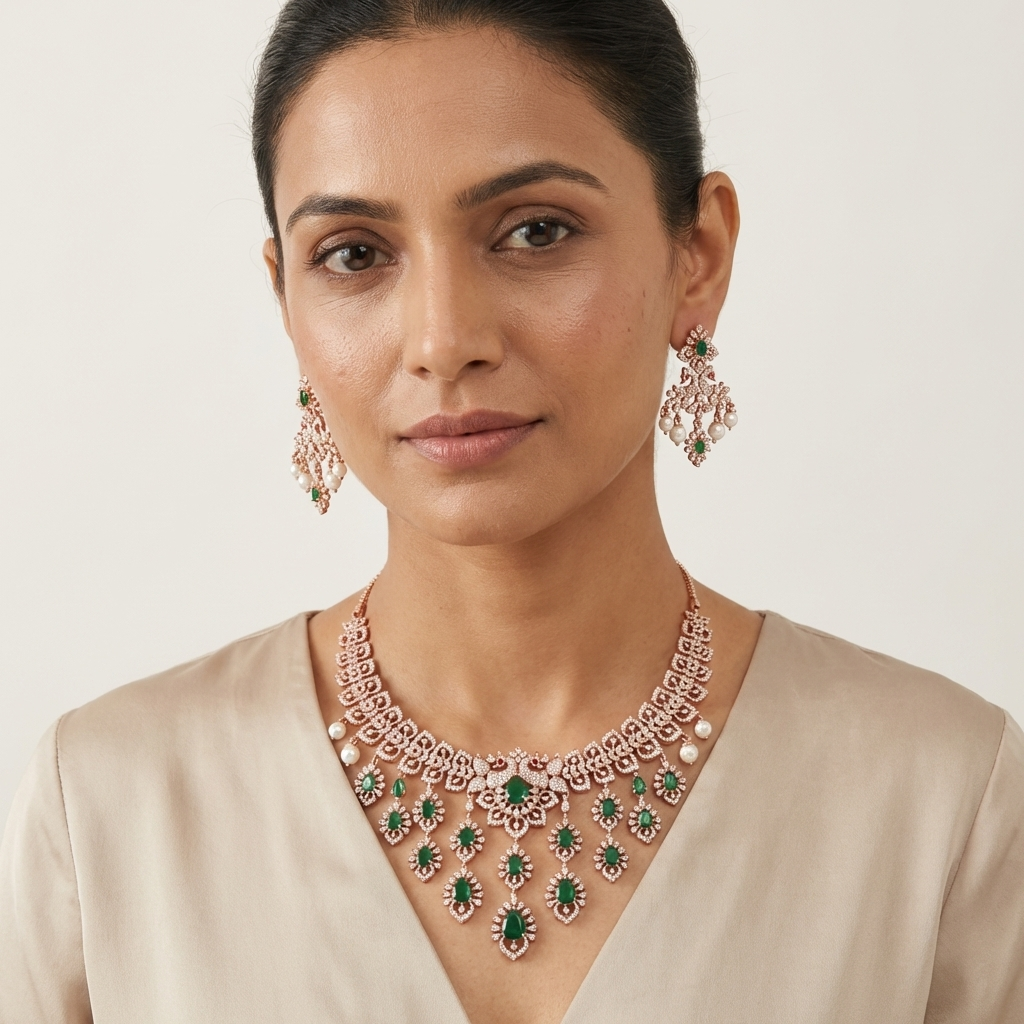 Signature Diamond Shine Necklace Set - 4