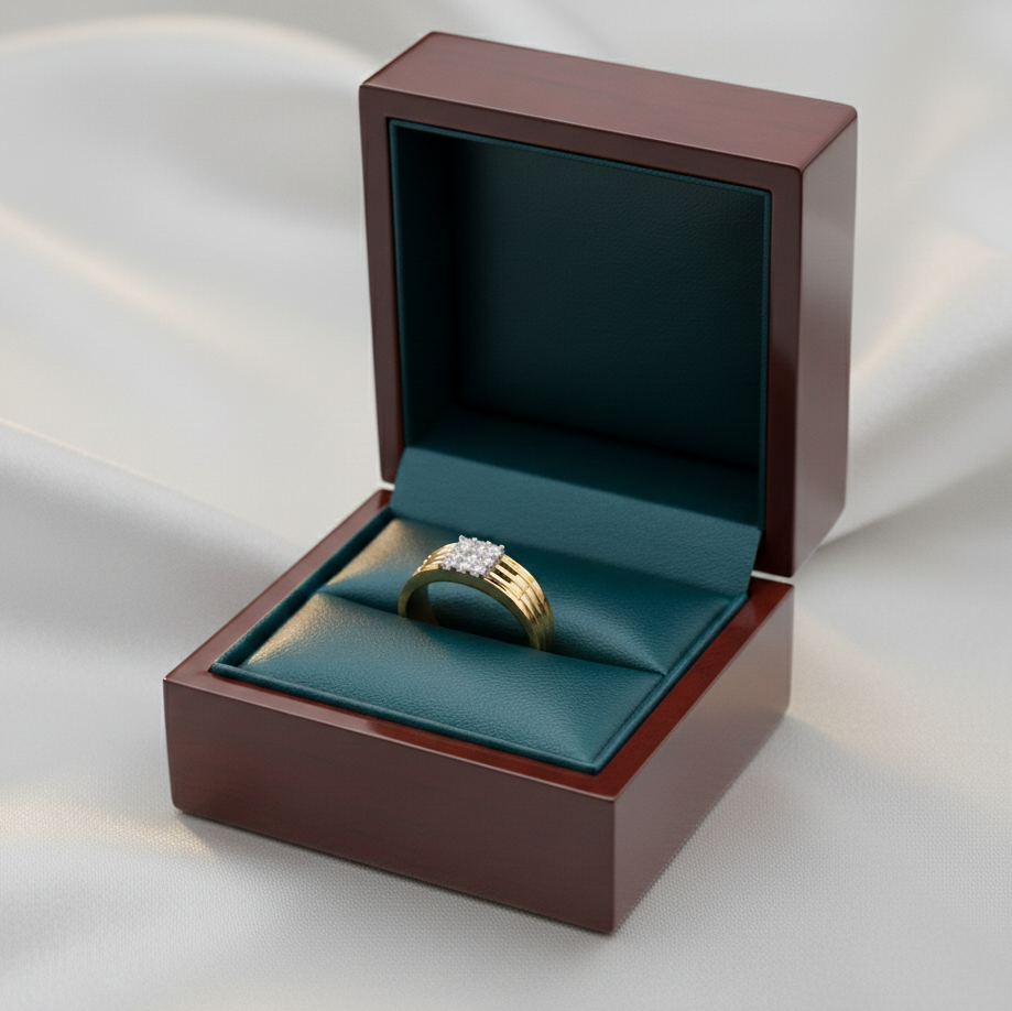 Classic Valor Diamond Gents Ring