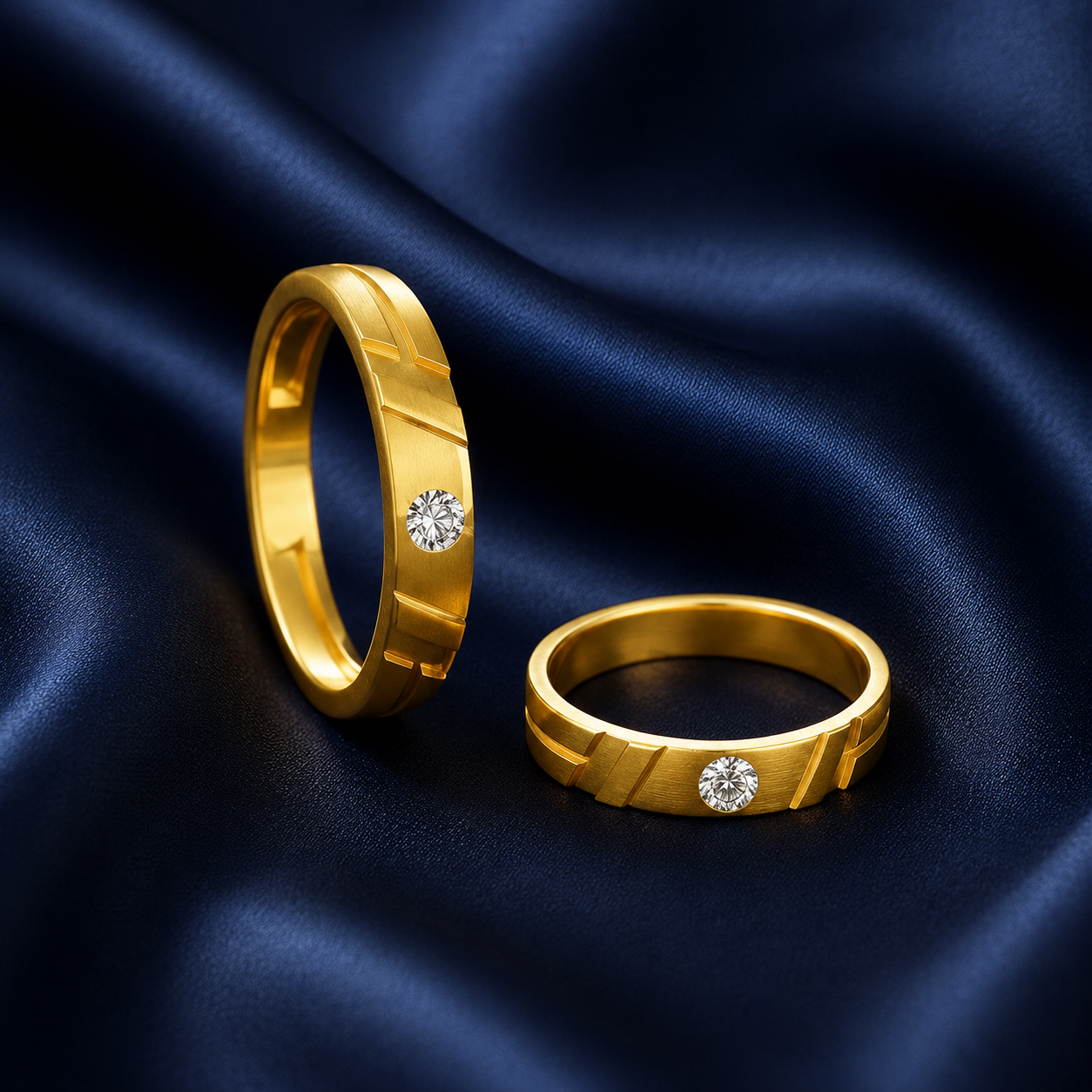 Premium Diamond Couple Band