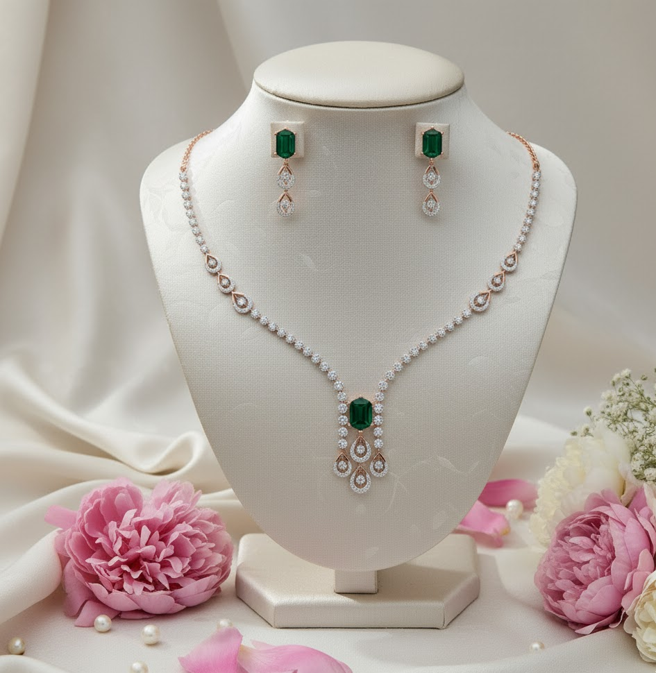 Perfect Glow Diamond Necklace for Grand Events