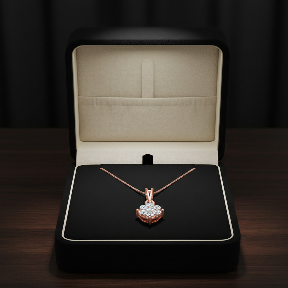 Pristine Elegance Diamond Pendant