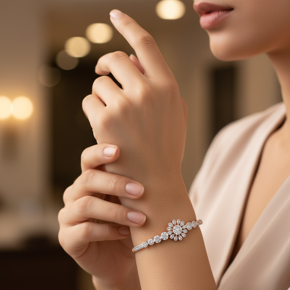 High Gloss Diamond Bracelet - 3
