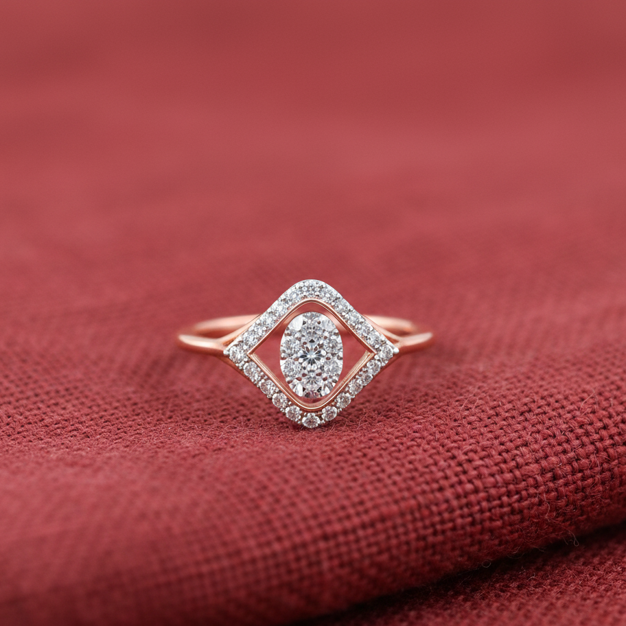 Diamond Infinity Crest Ring - 3