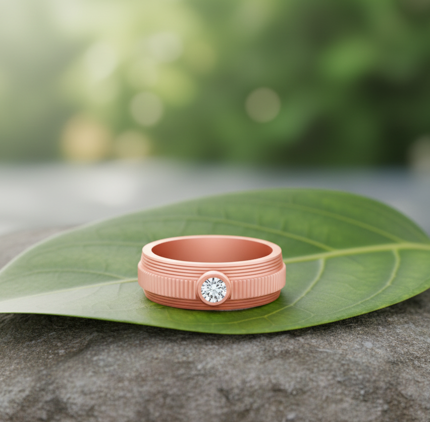 Radiant Diamond Ring for Men