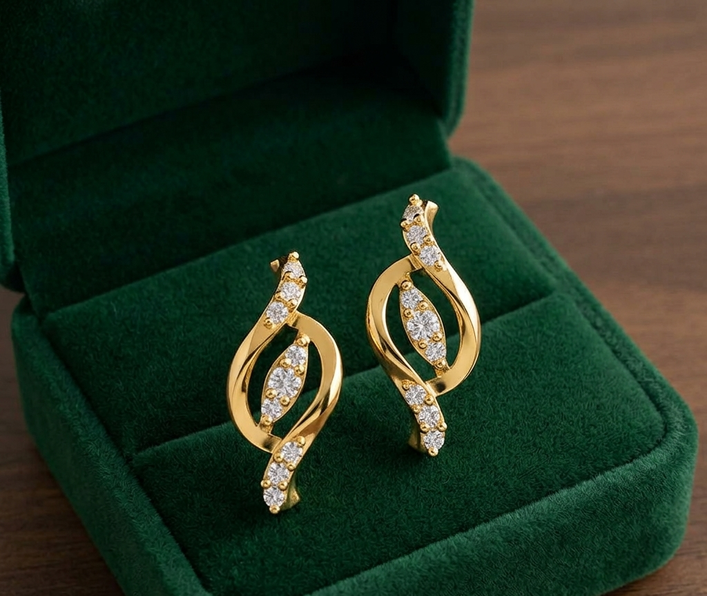 Radiant Multi-Stone Diamond Earrings