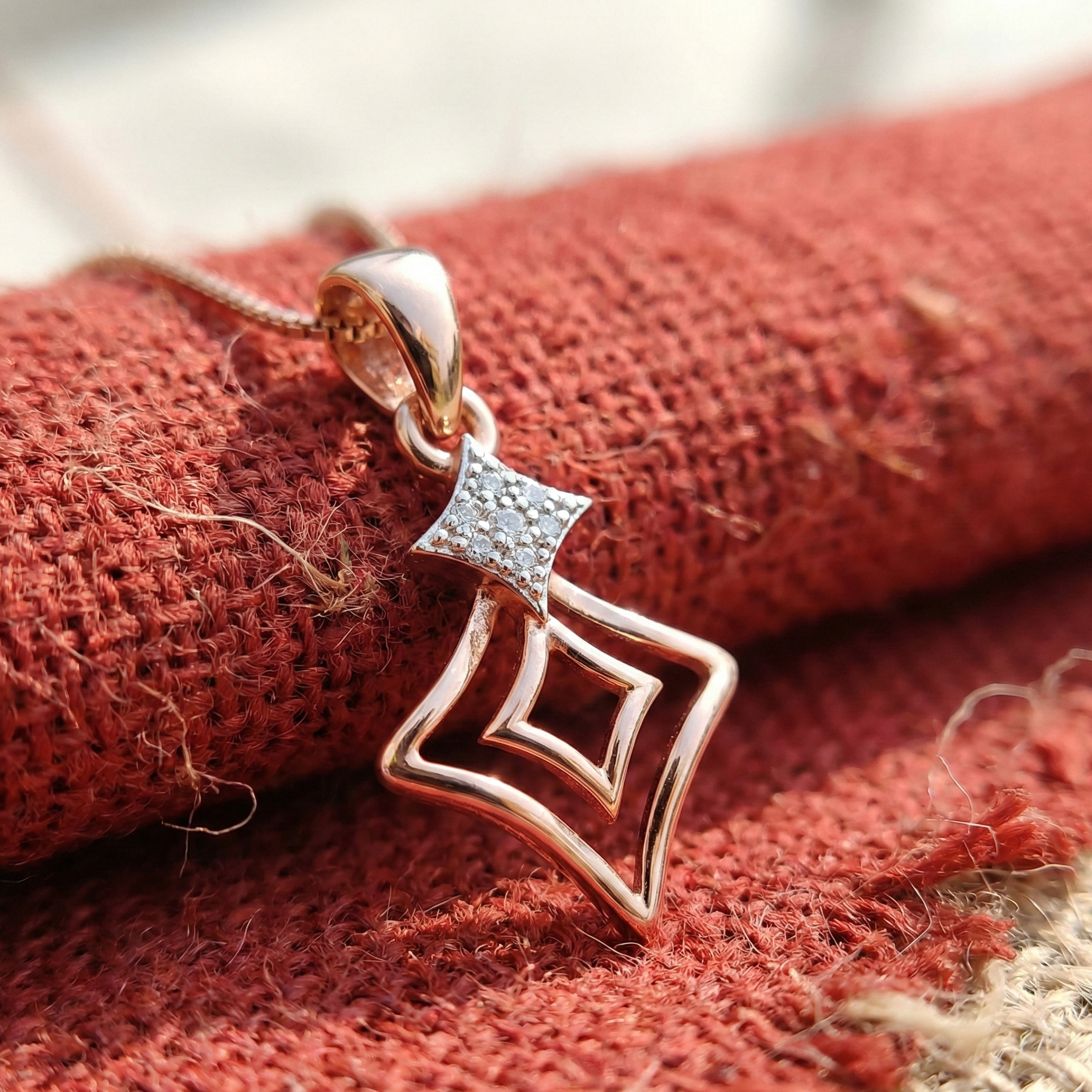 Diamond Poise Pendant