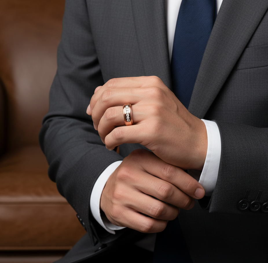 Regal Strength Diamond Gents Ring - 3