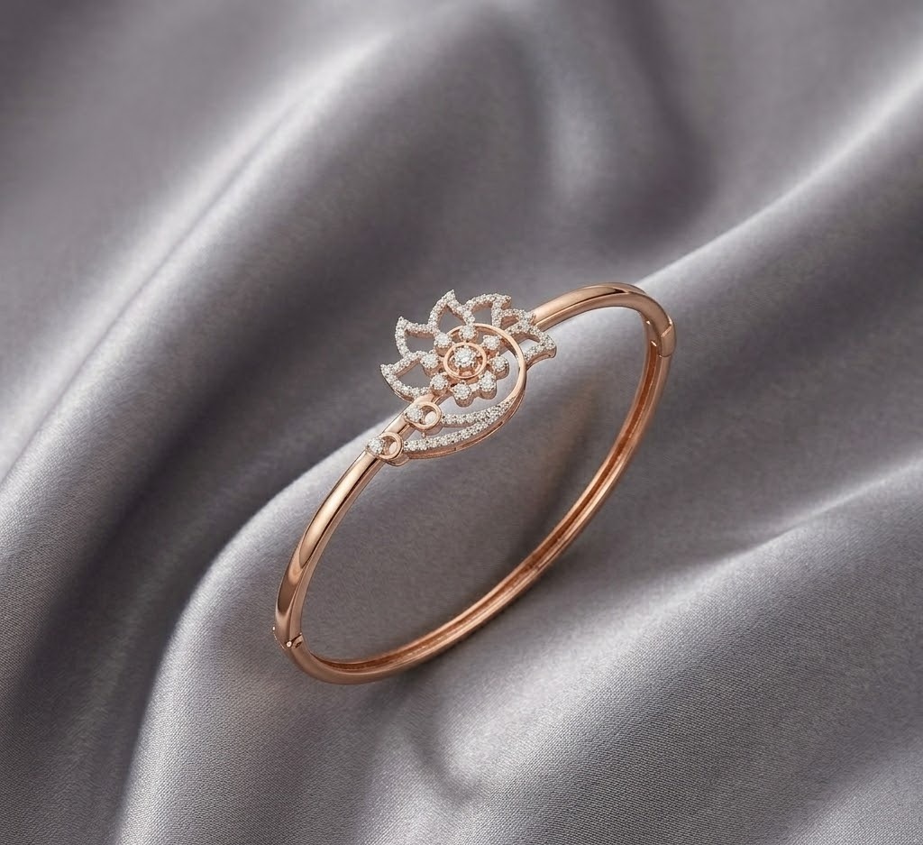 Diamond Signature Link Bracelet