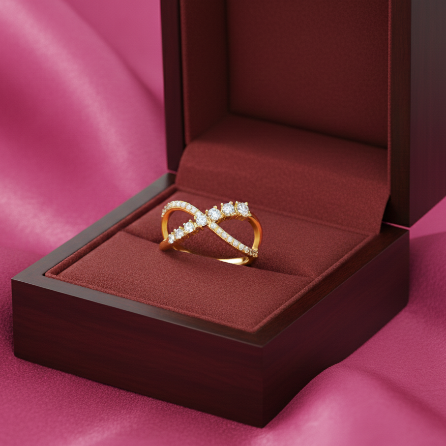 Empress Petal Crown Diamond Ring