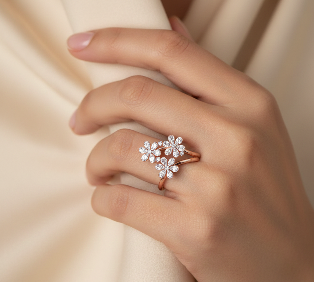 Celestial Crown Diamond Ring - 3
