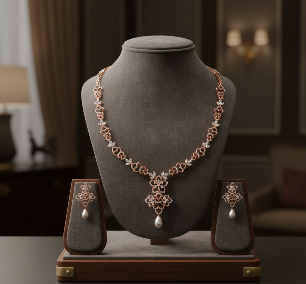 Eternal Diamond Necklace for Wedding Style