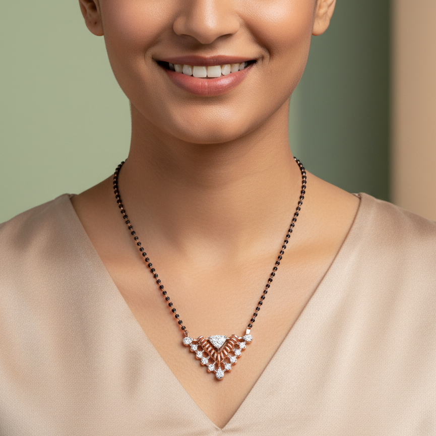 Premium Gold Diamond Tanmaniya for Women - 3