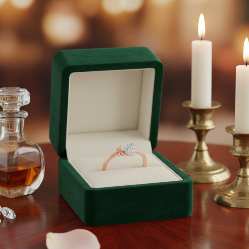 Queenly Crest Diamond Ring