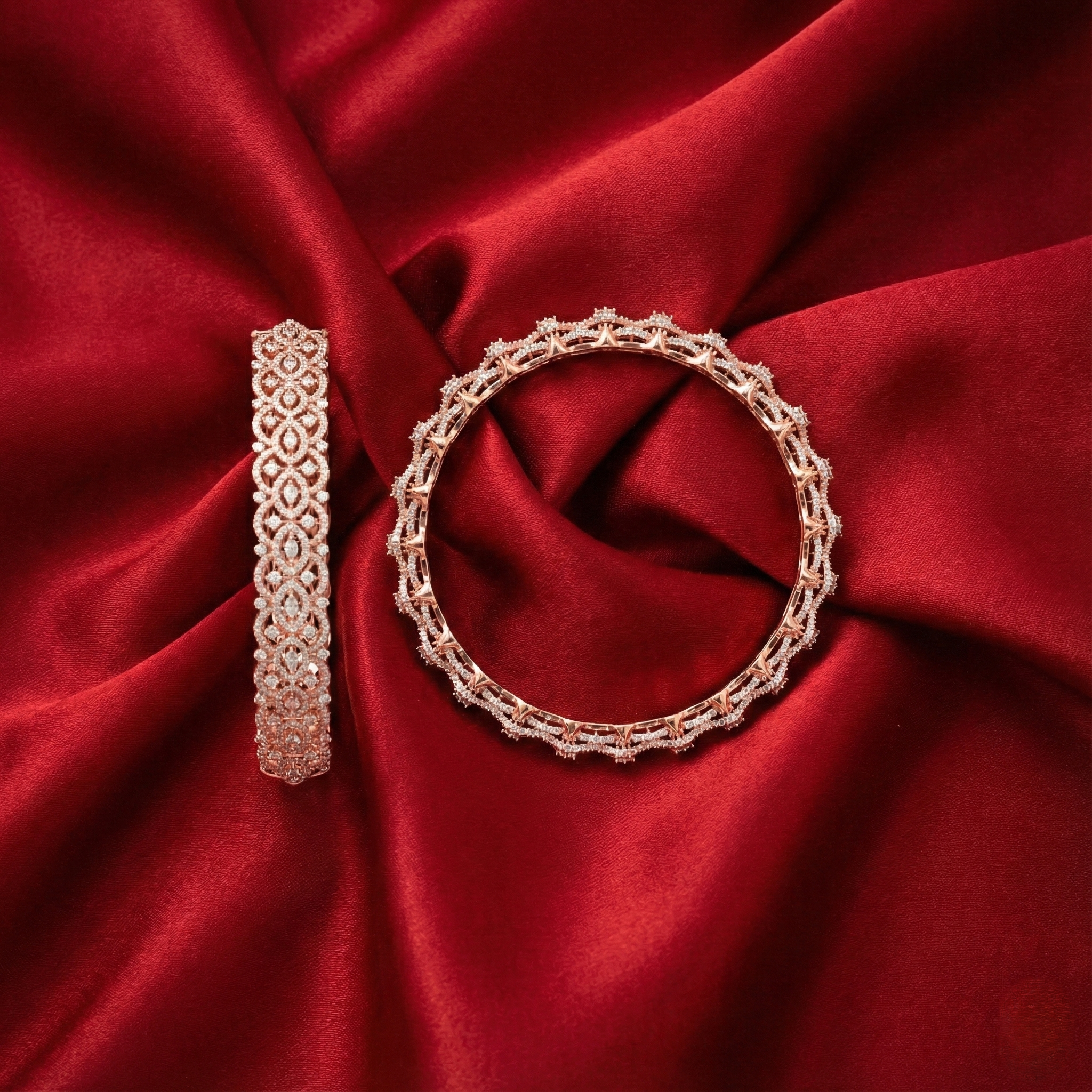 Opulent Gleam Diamond Bangle