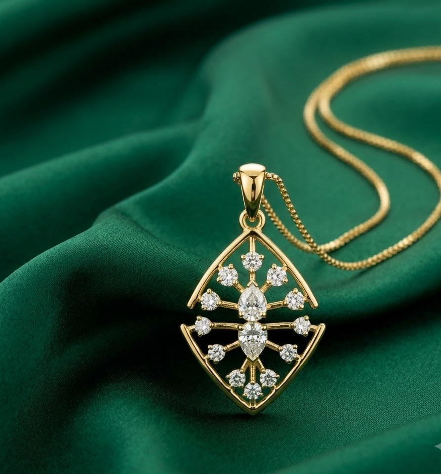 Bloomspire Diamond Pendant