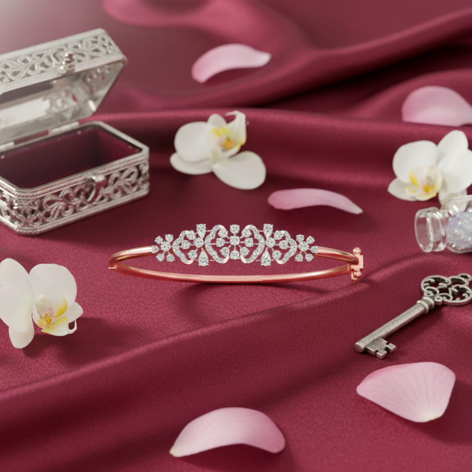 Long Chain Diamond Bracelet