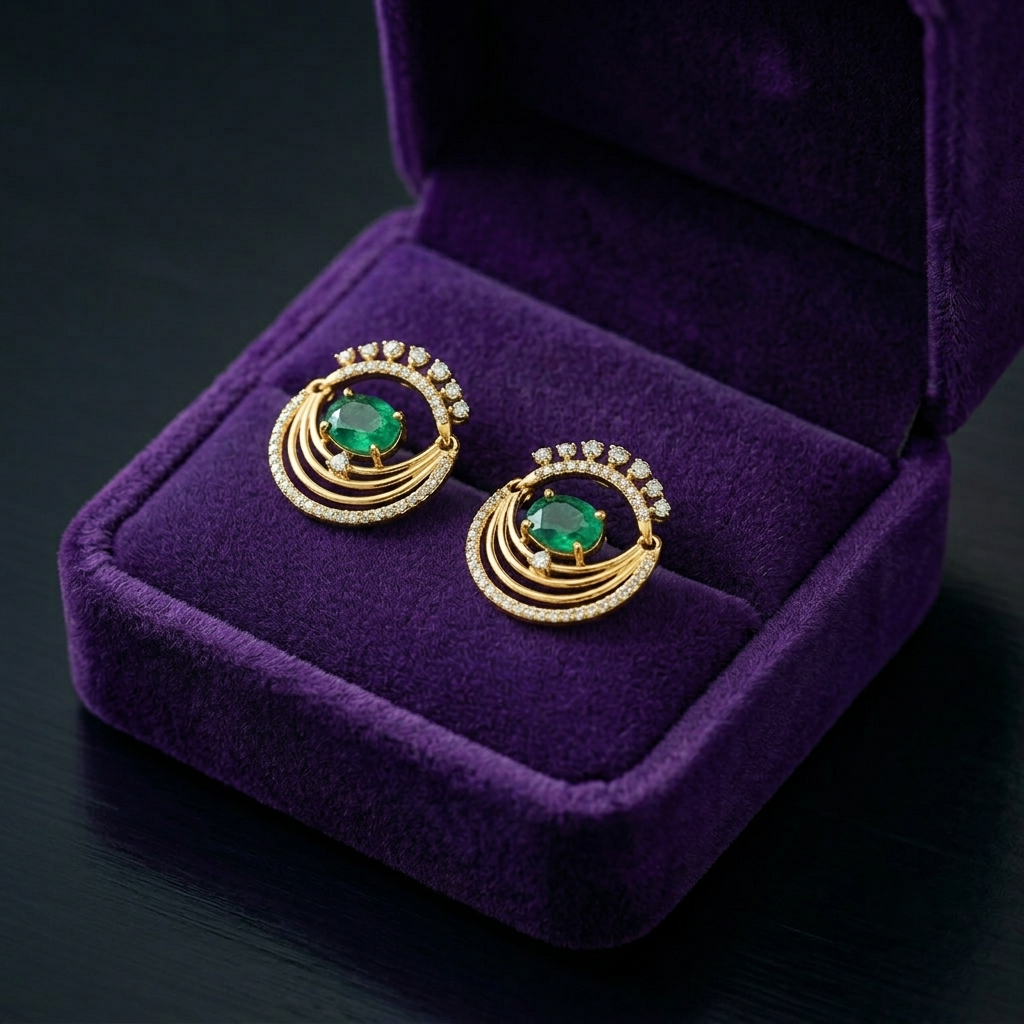 Diamond Zenith Glow Earrings