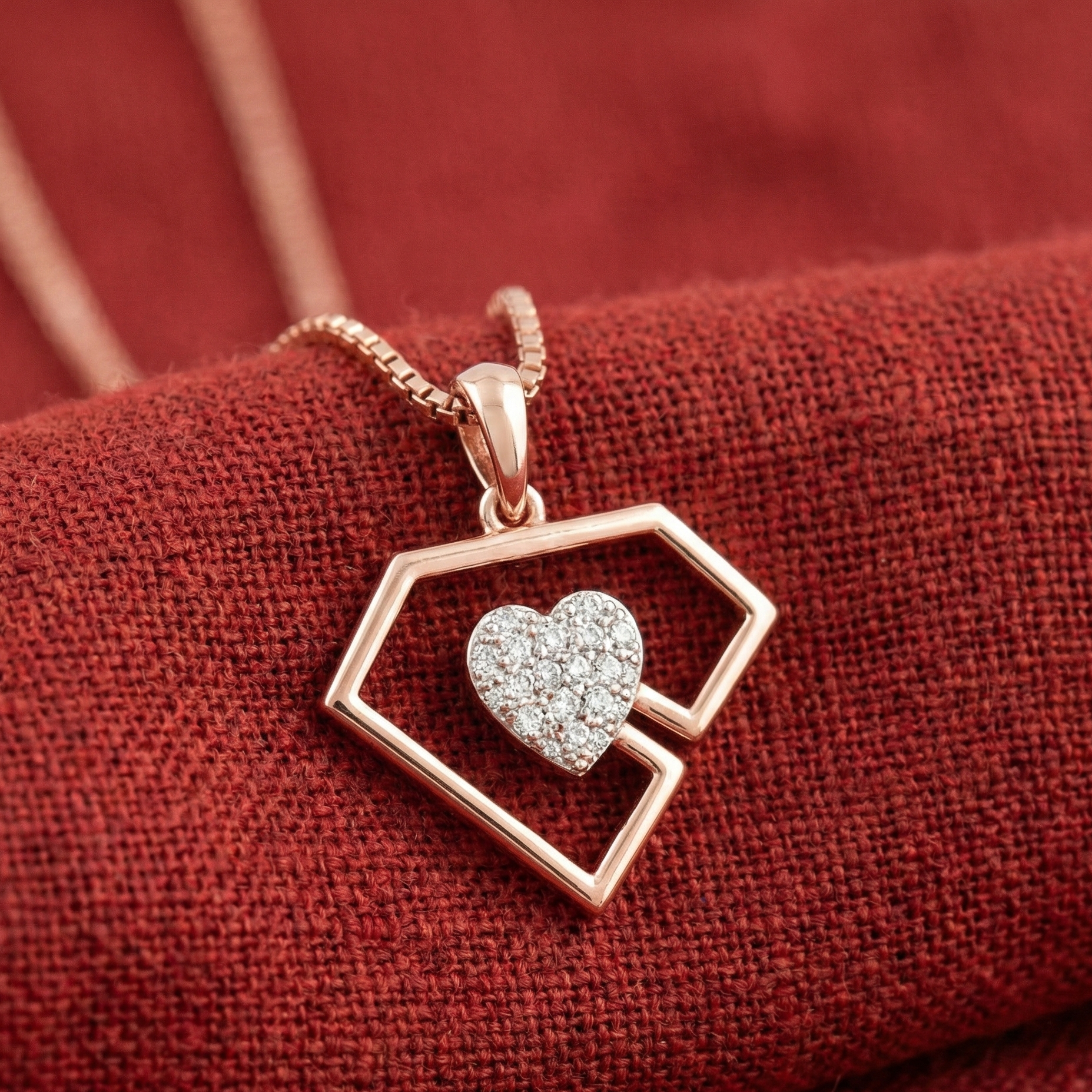 Diamond Grace Drop Pendant