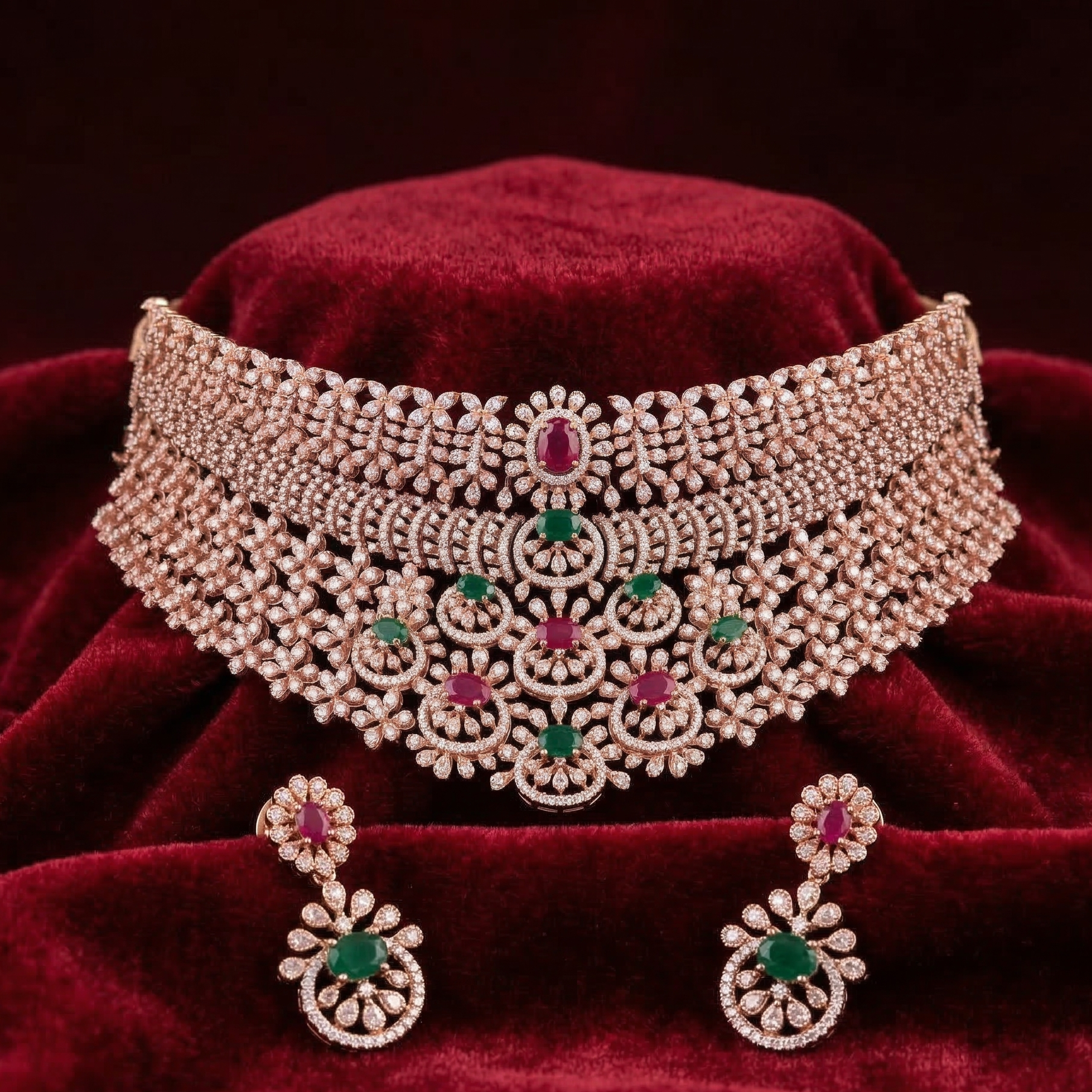 Luxury Bridal Diamond Necklace Collection