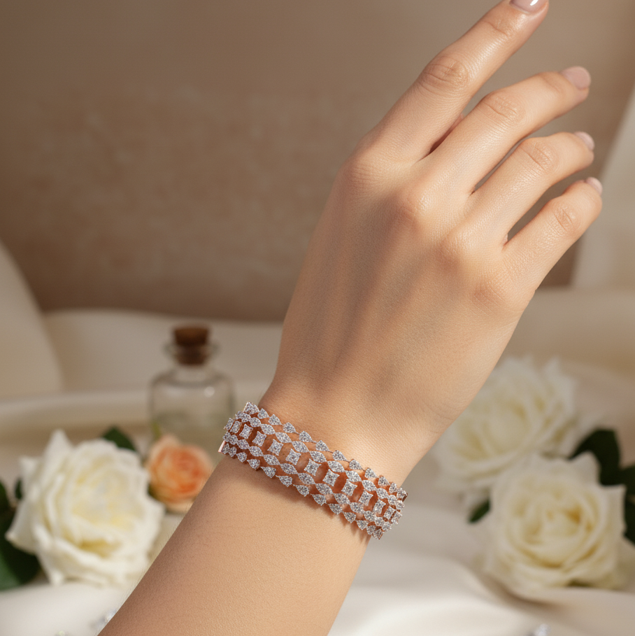 Luxury Sparkline Diamond Bracelet
