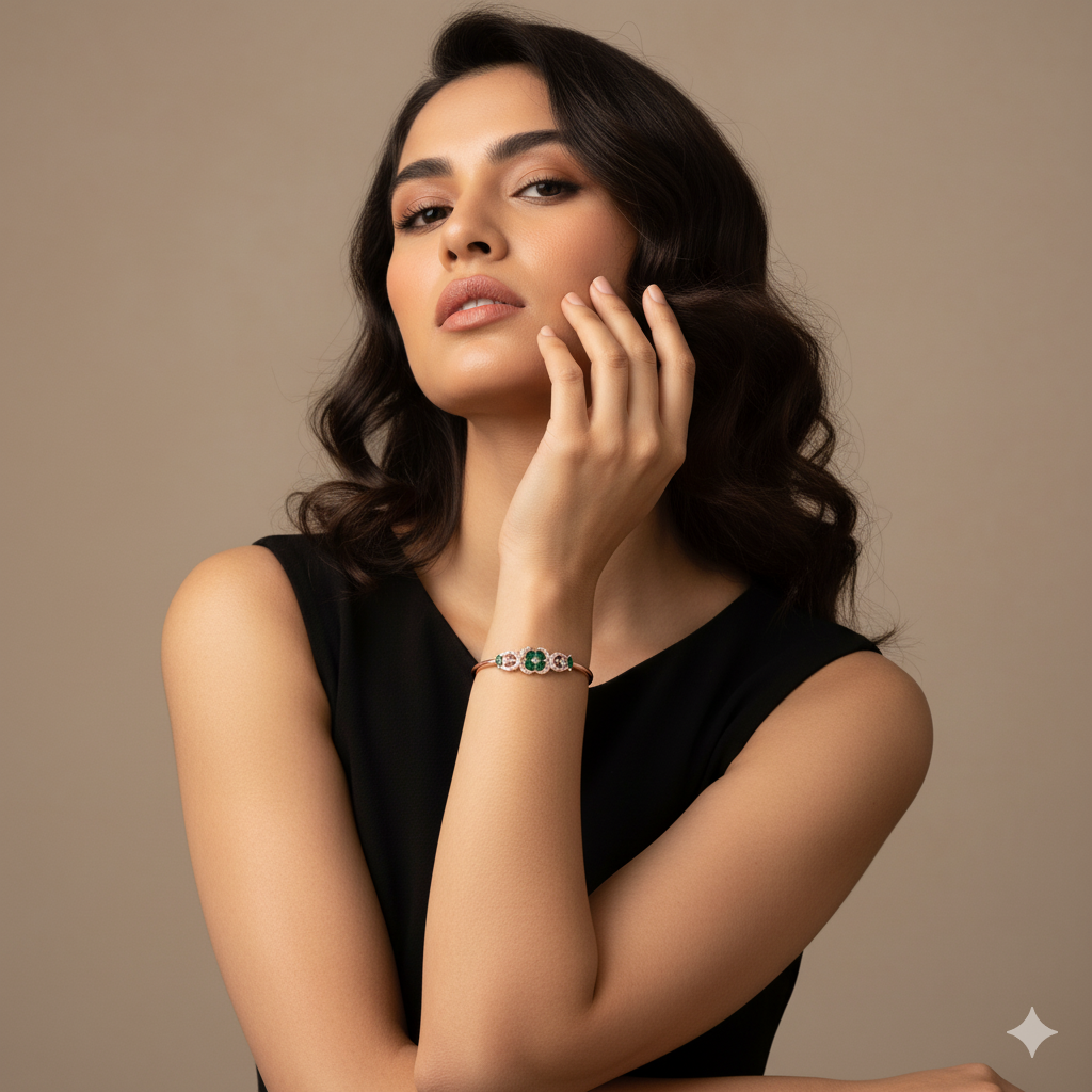Modern Style Diamond Bracelet - 3