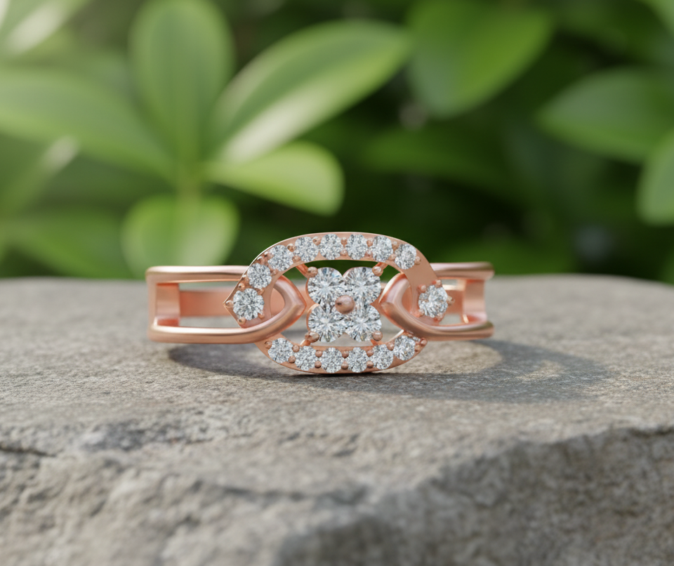 Cadence Link Diamond Ring